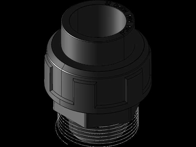 PVC-U管接头3件ORION 32mm