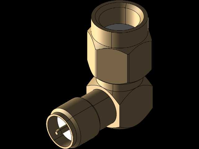 RP-SMA-90型°内螺纹/外螺纹适配器
