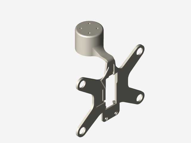 DJI Phantom 2的2轴万向节