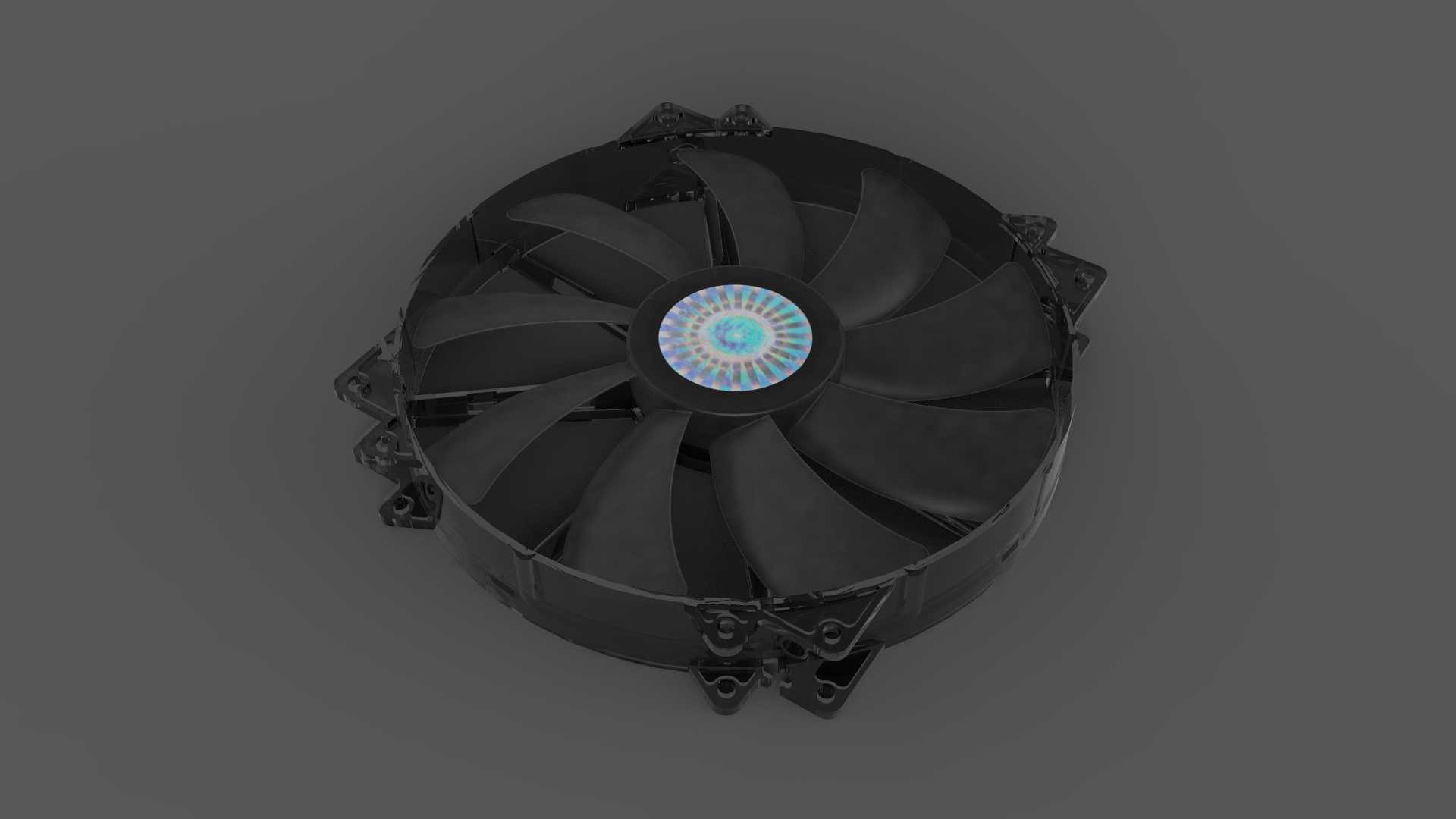 带LED选件的冷却器主MegaFlow 200mm风扇