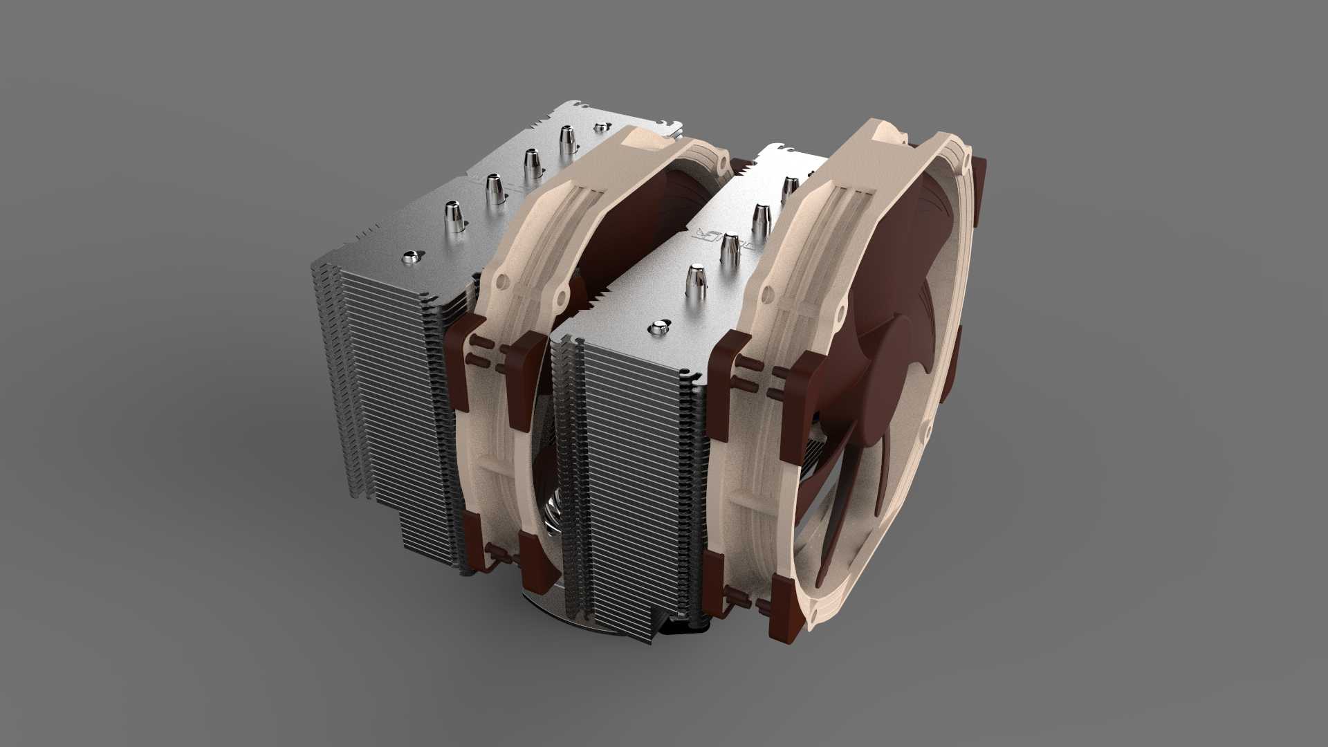 Noctua NH-D15塔CPU冷却器,带NF-A15风扇
