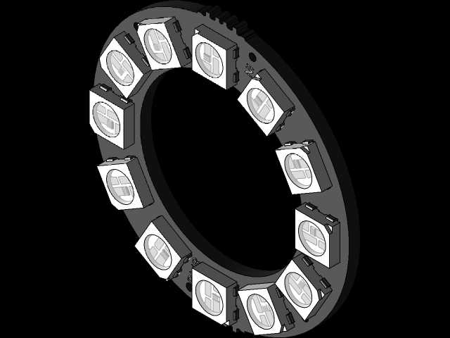 Adafruit Neopix��12x��WS2812 RGB LED��