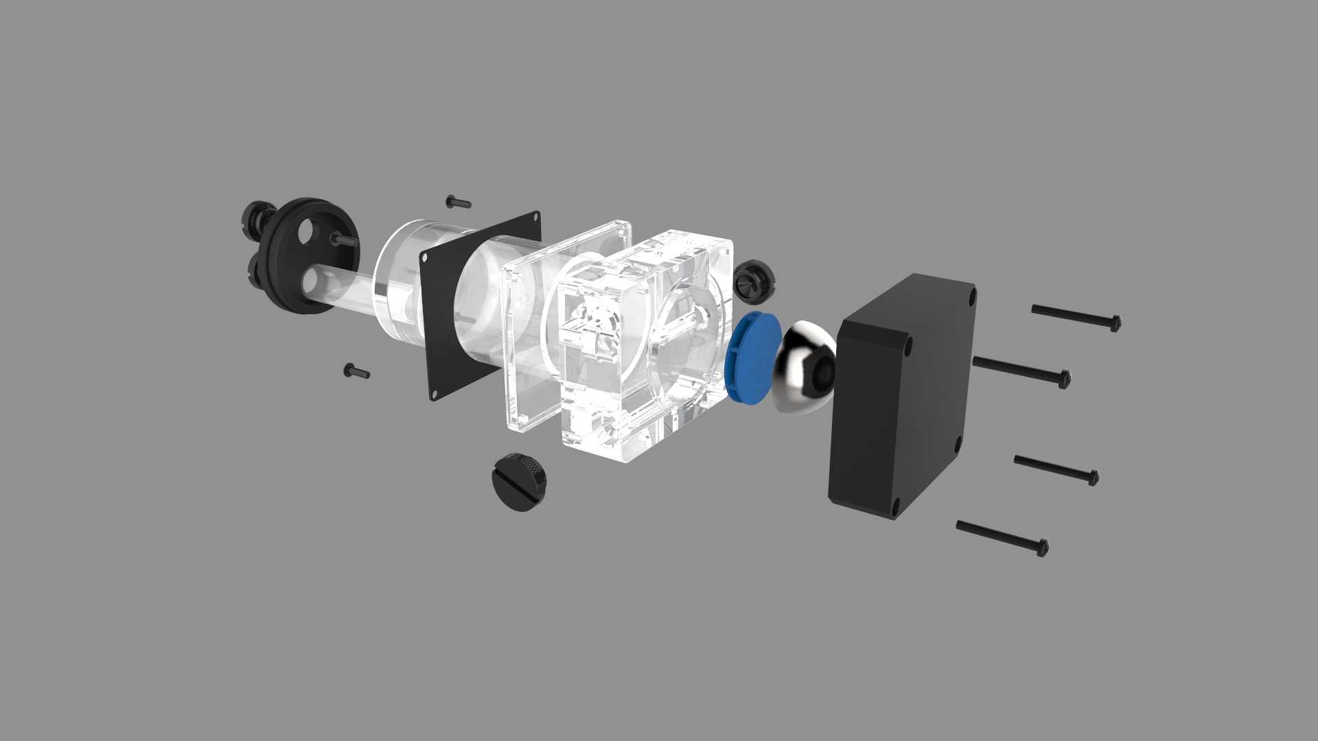 XSPC DDC Pump Top V2修改版,带管Res