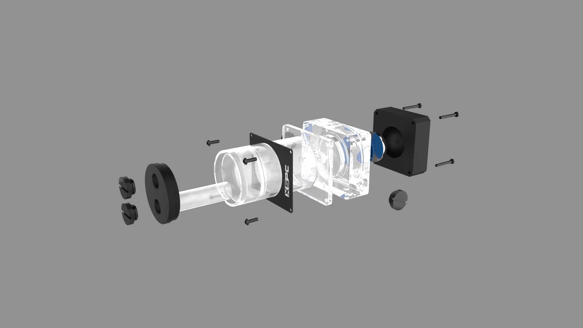 XSPC DDC Pump Top V2修改版,带管Res