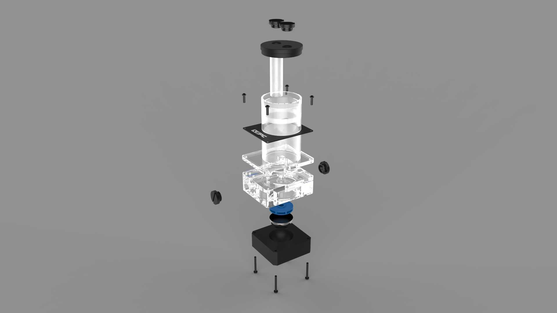 XSPC DDC Pump Top V2修改版,带管Res