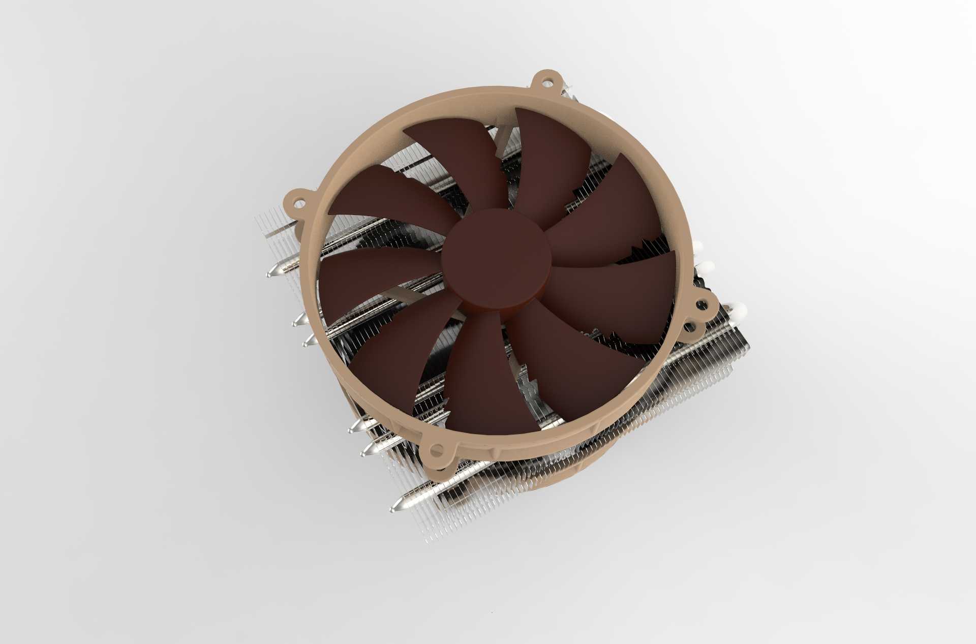 带NF-P14 FLX风扇的NH-C14冷却器