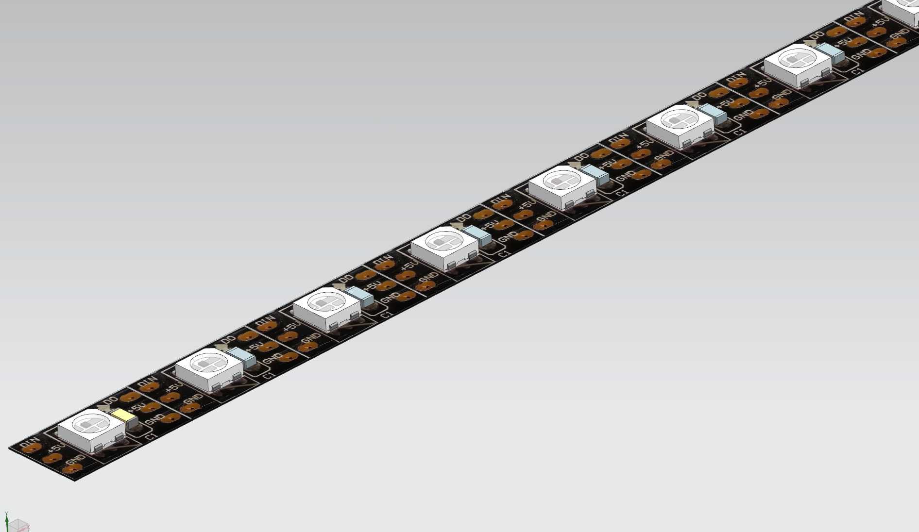 WS2812 RGB LED������60/�ף�Neopixel