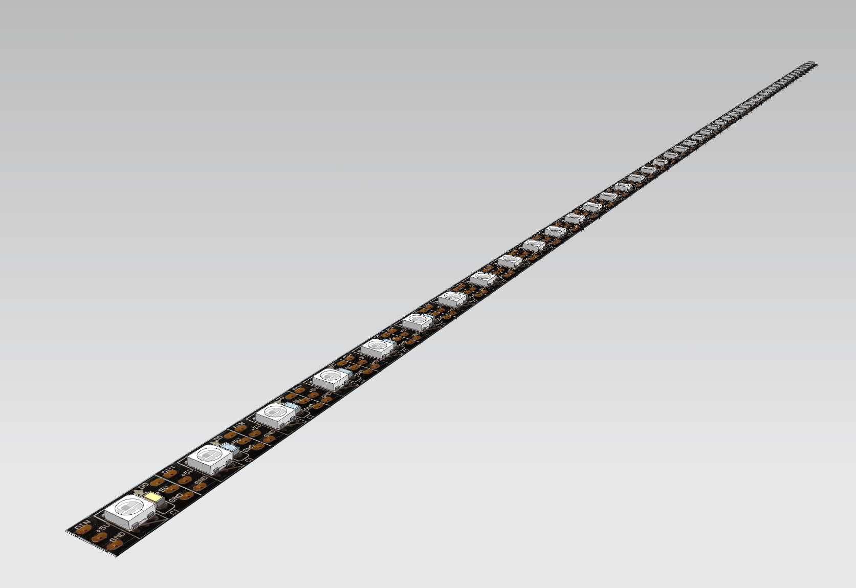 WS2812 RGB LED������60/�ף�Neopixel