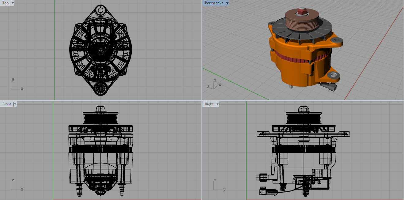 Alternatore-Mercruiser 5.0升