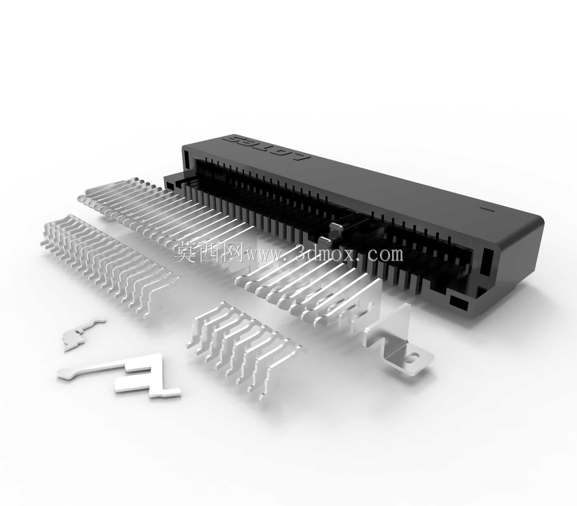LOTES MINI-PCIE MSATA 4.0H 52P连接器