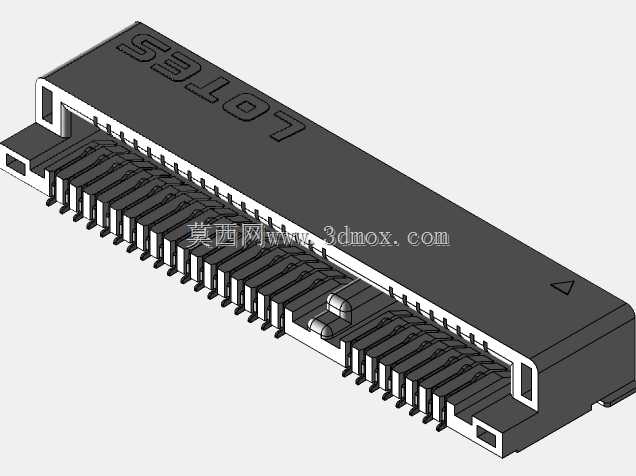 LOTES MINI-PCIE MSATA 4.0H 52P连接器