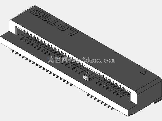 LOTES MINI-PCIE MSATA 4.0H 52P连接器