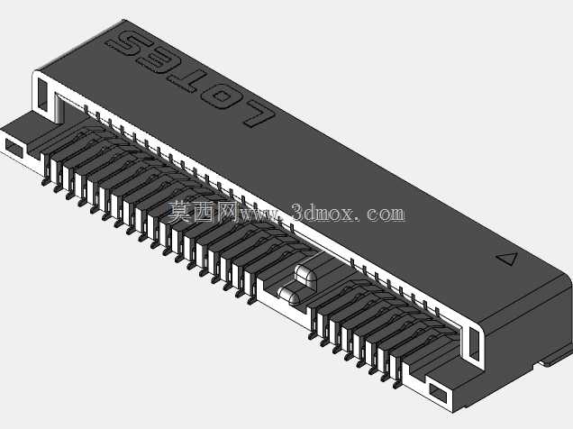 LOTES MINI-PCIE MSATA 4.0H 52P连接器