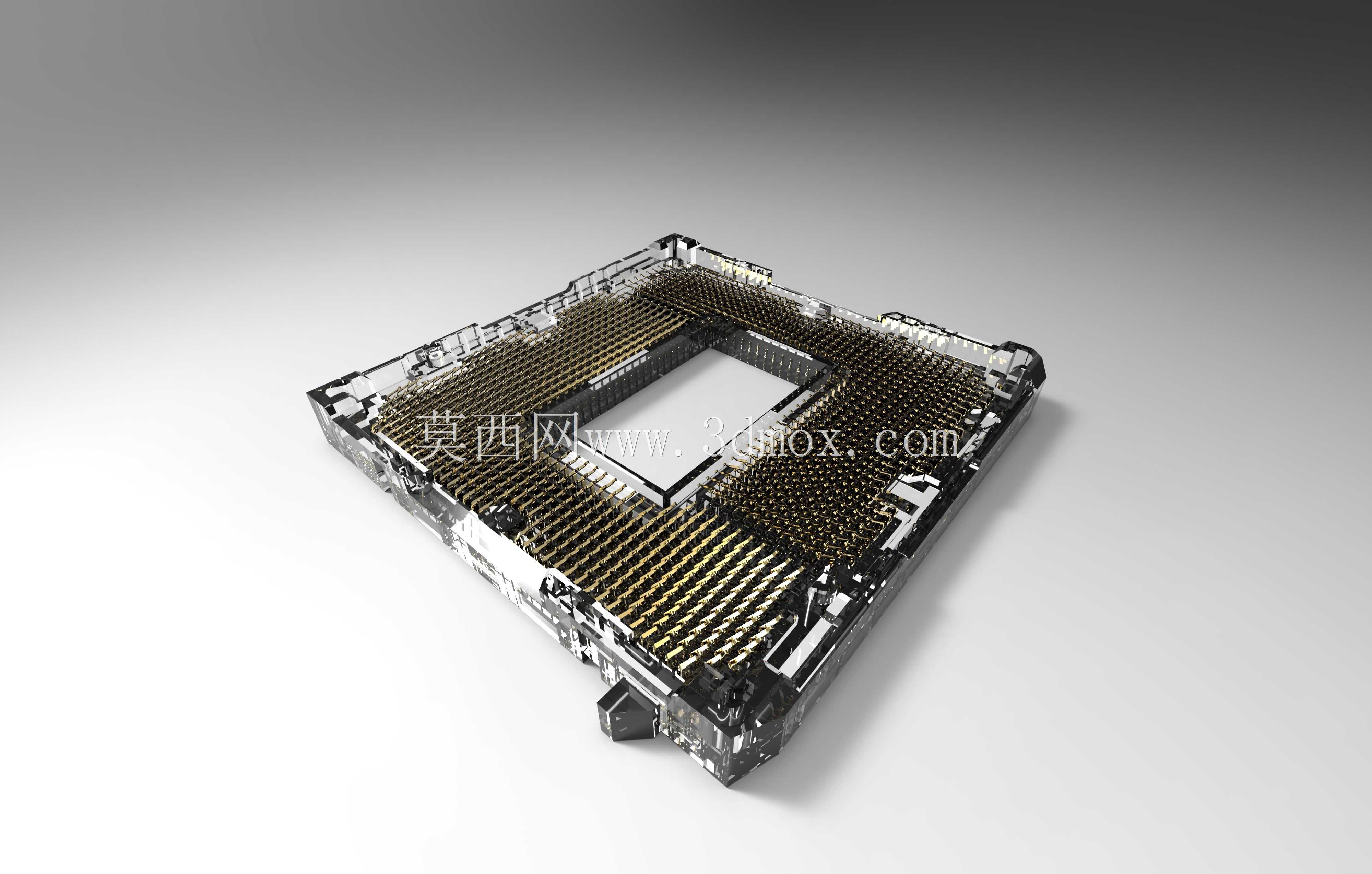 LGA1155 intel cpu插槽详细信息带屏蔽cpu的引脚底座