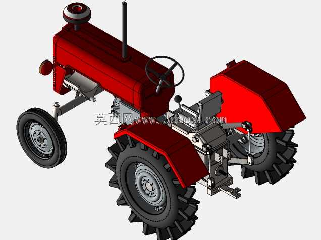 Solidworks中的拖拉机3D