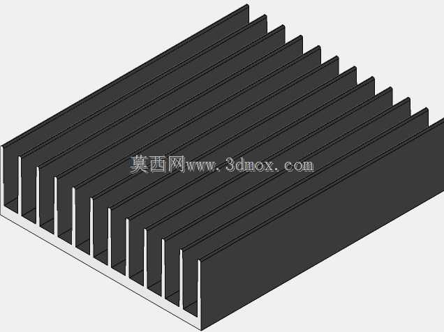 标准123x37mm铝挤压散热器