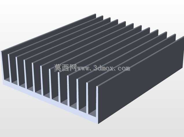标准123x37mm铝挤压散热器