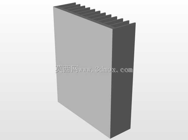 标准123x37mm铝挤压散热器
