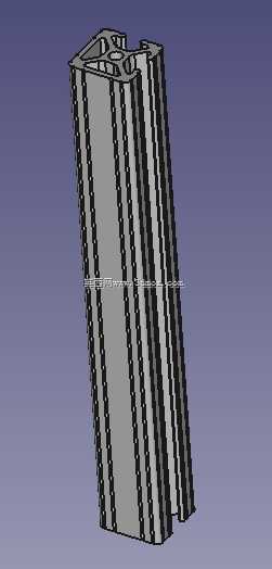 FreeCAD 80/20挤压件10系列