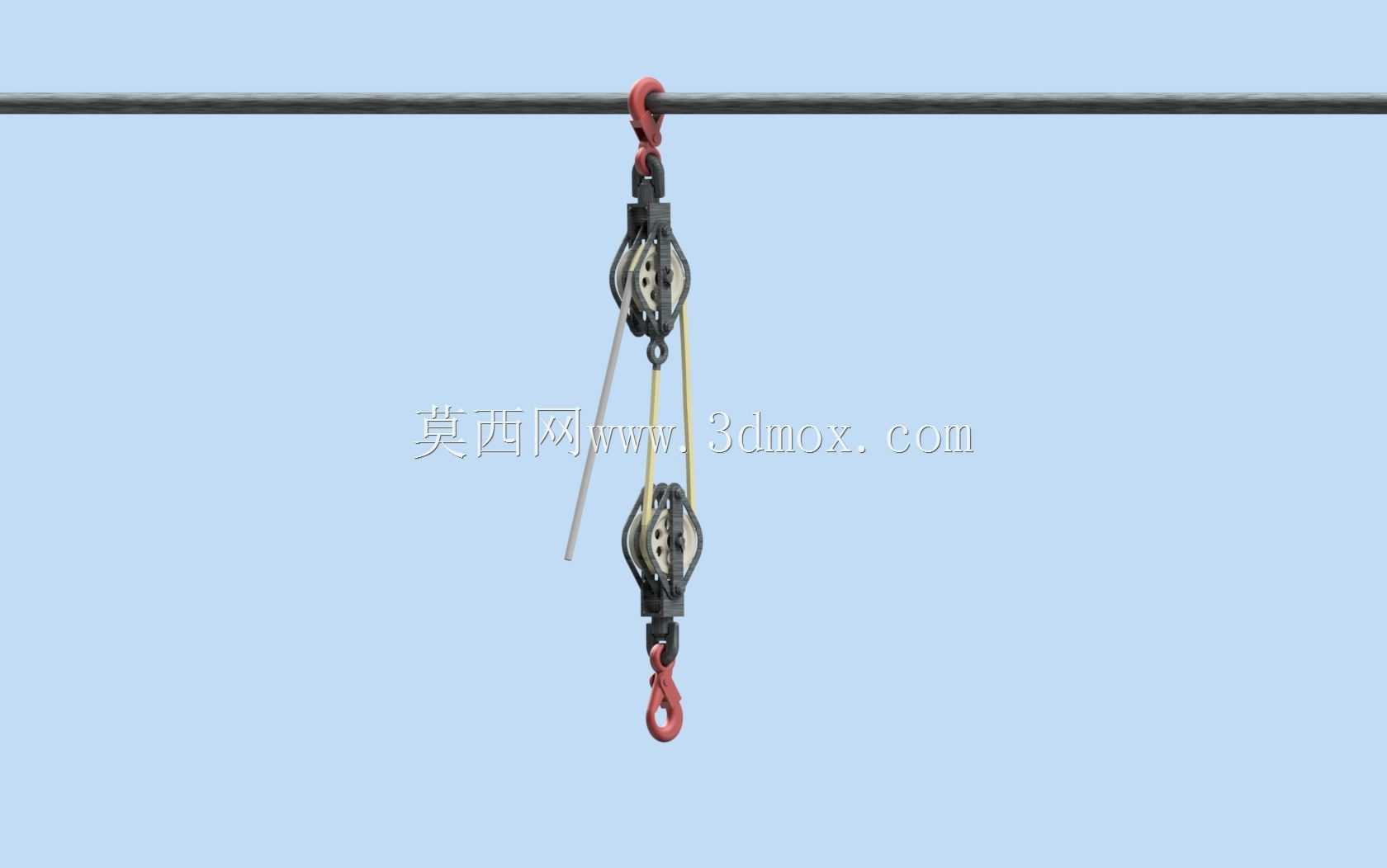 2倍滑轮模拟