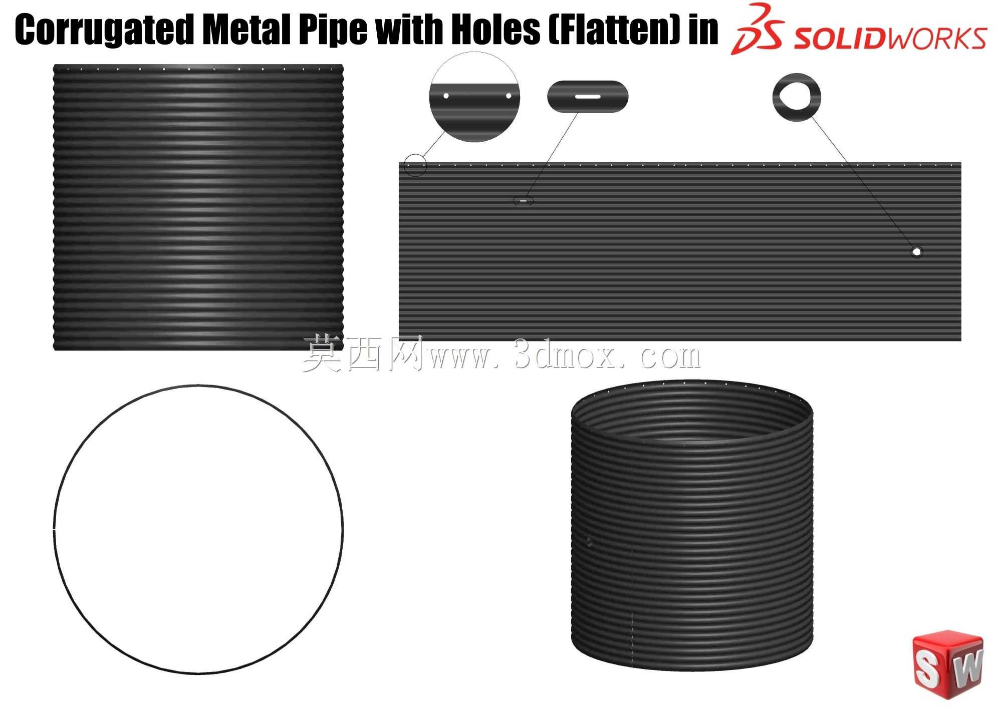 ���׽������ƹܣ�չƽ��-SolidWorks�̳�