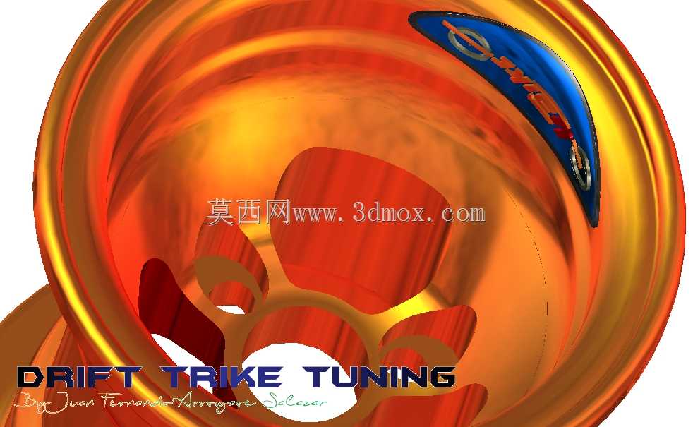 U型自行车设计框架漂移三轮车车轮