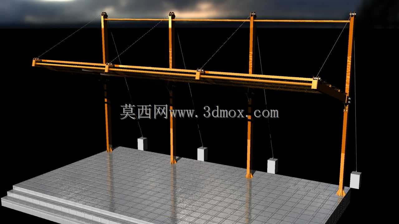音乐会舞台模型