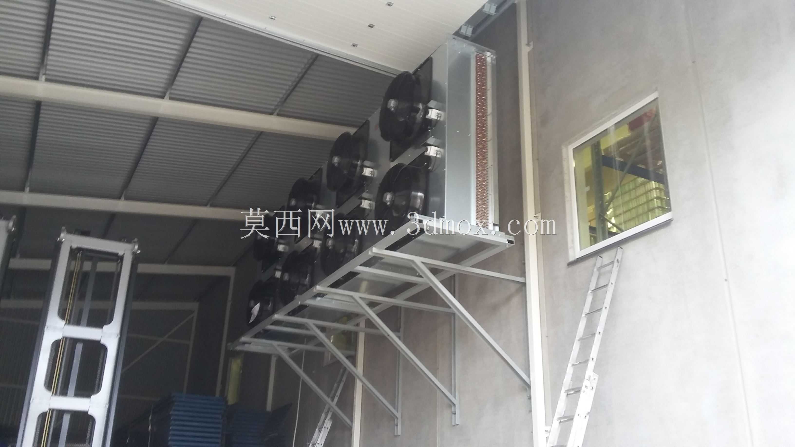 干式冷却器垂直安装-墙壁支架