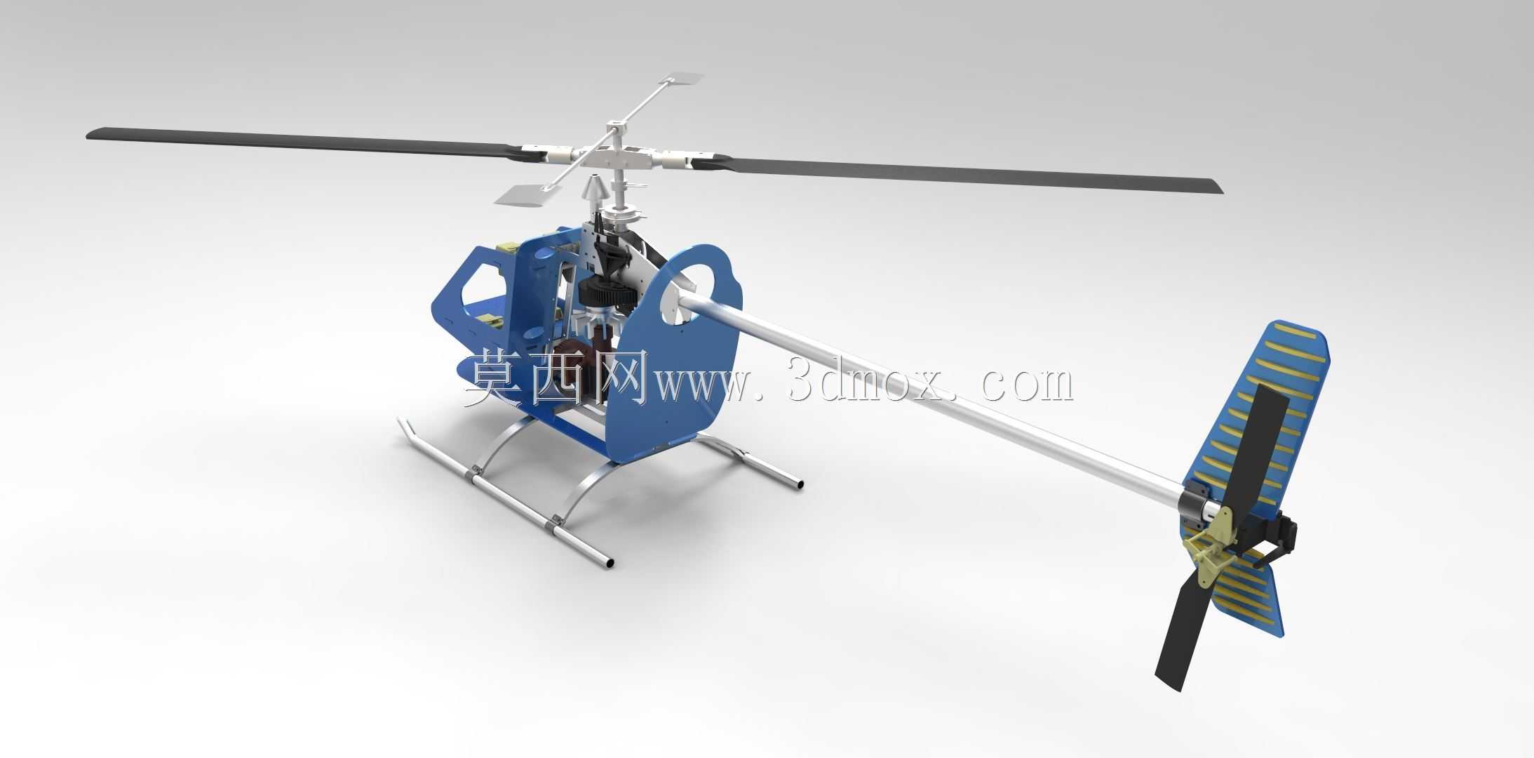 贝尔222 RC直升机