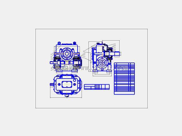 齿轮箱图纸(仅2D)