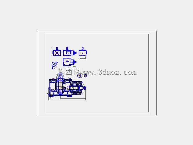 齿轮箱图纸(仅2D)