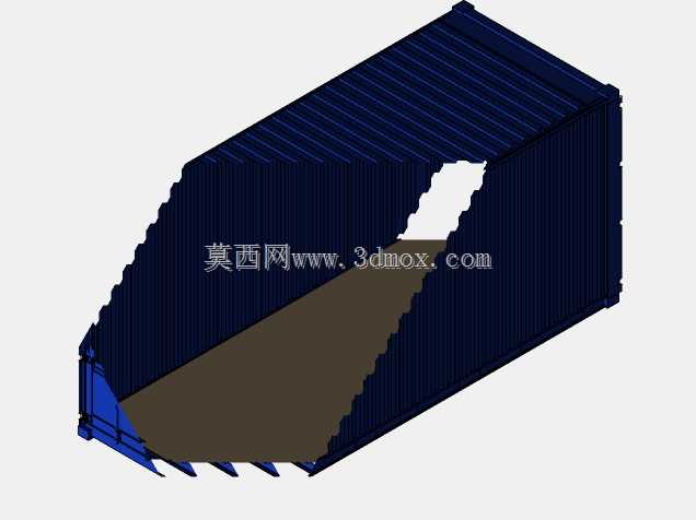 带两个门的20F高立方体容器