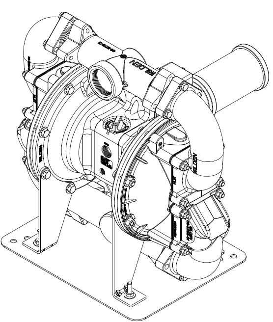 2“Wilden PX800高级金属泵
