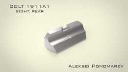 �¶���1911A1��ǹ���û�е���Žṹ