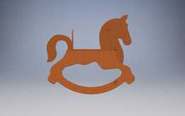 马木玩具BRINQUEDO CAVALO DE MADEIRA