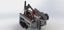 乐高6速变速箱