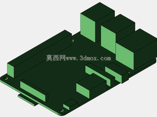 粗糙树莓Pi模型