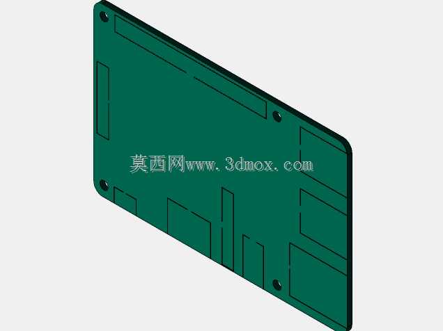 覆盆子Pi3+PCB solidwork x\u t stl