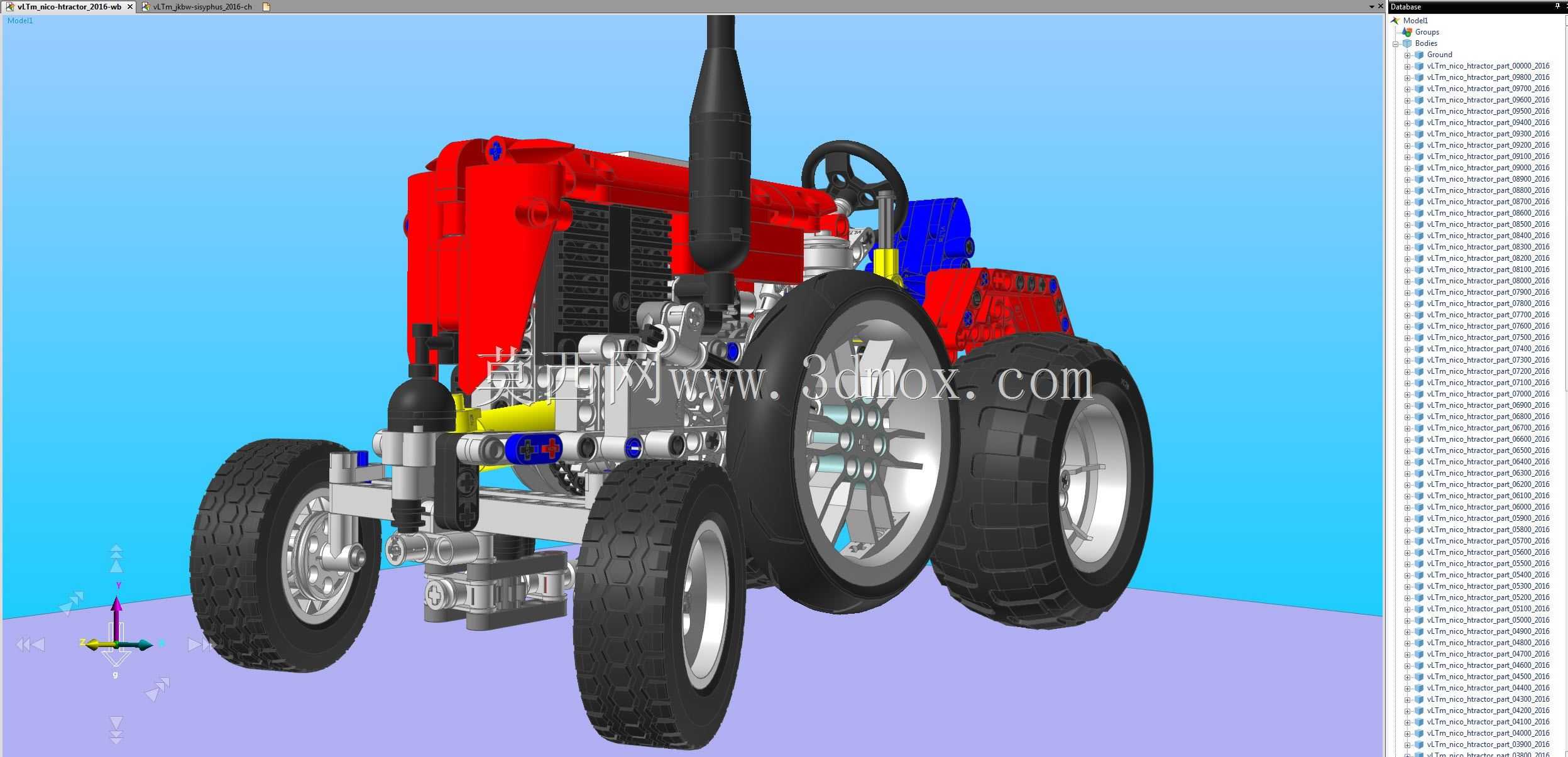 vLTm nico htractor乐高技术运动