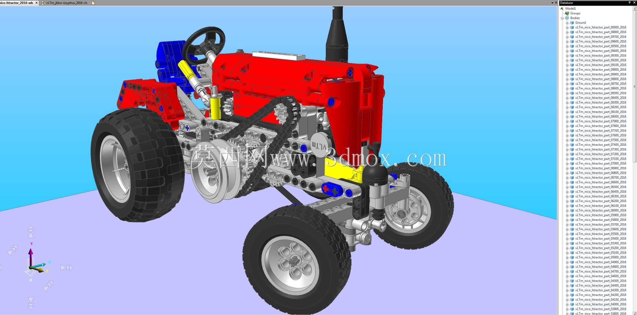 vLTm nico htractor乐高技术运动