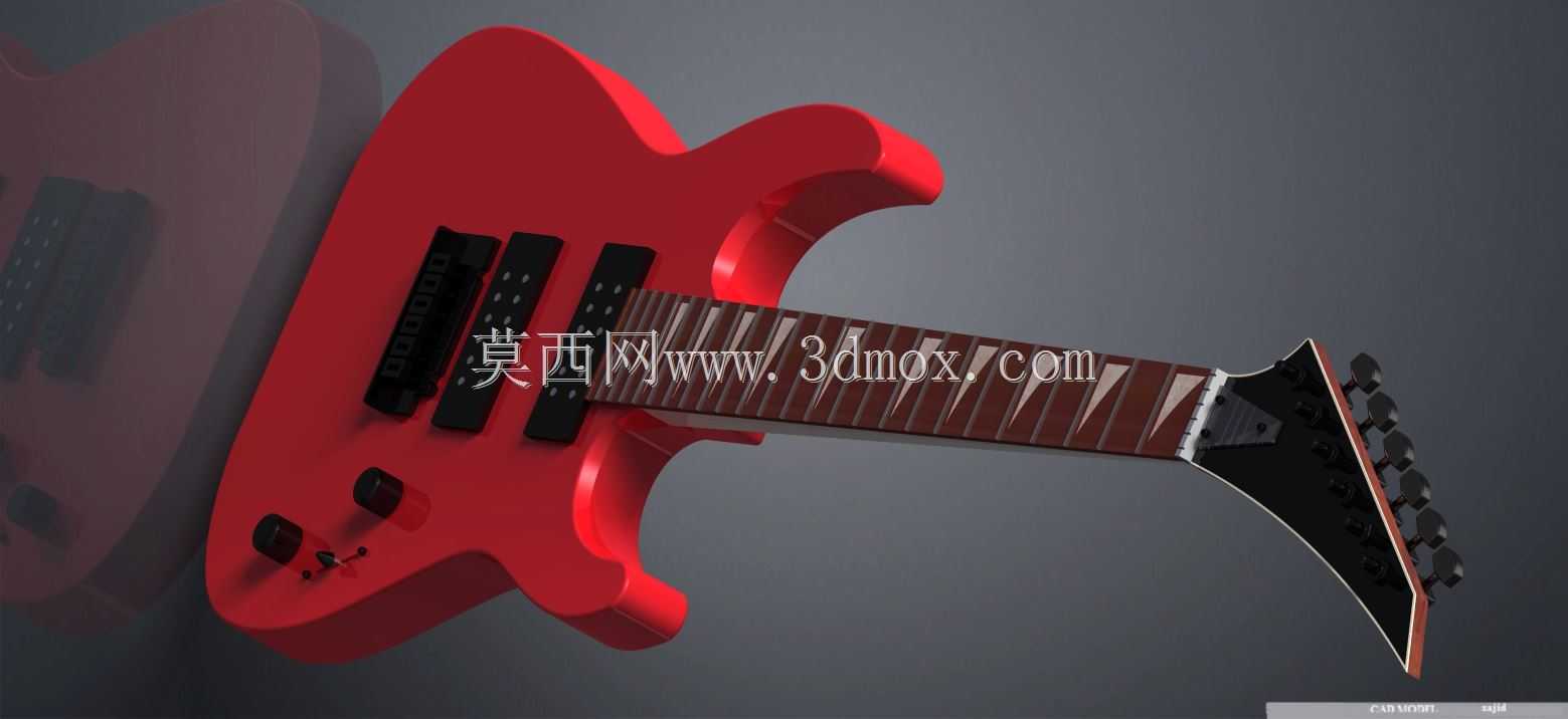 杰克逊JS22吉他CAD