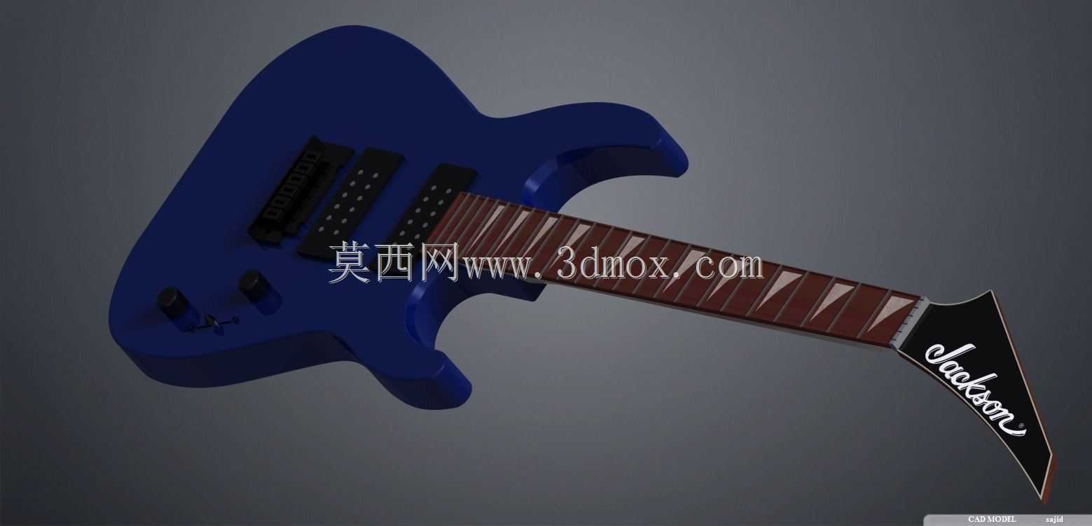 杰克逊JS22吉他CAD