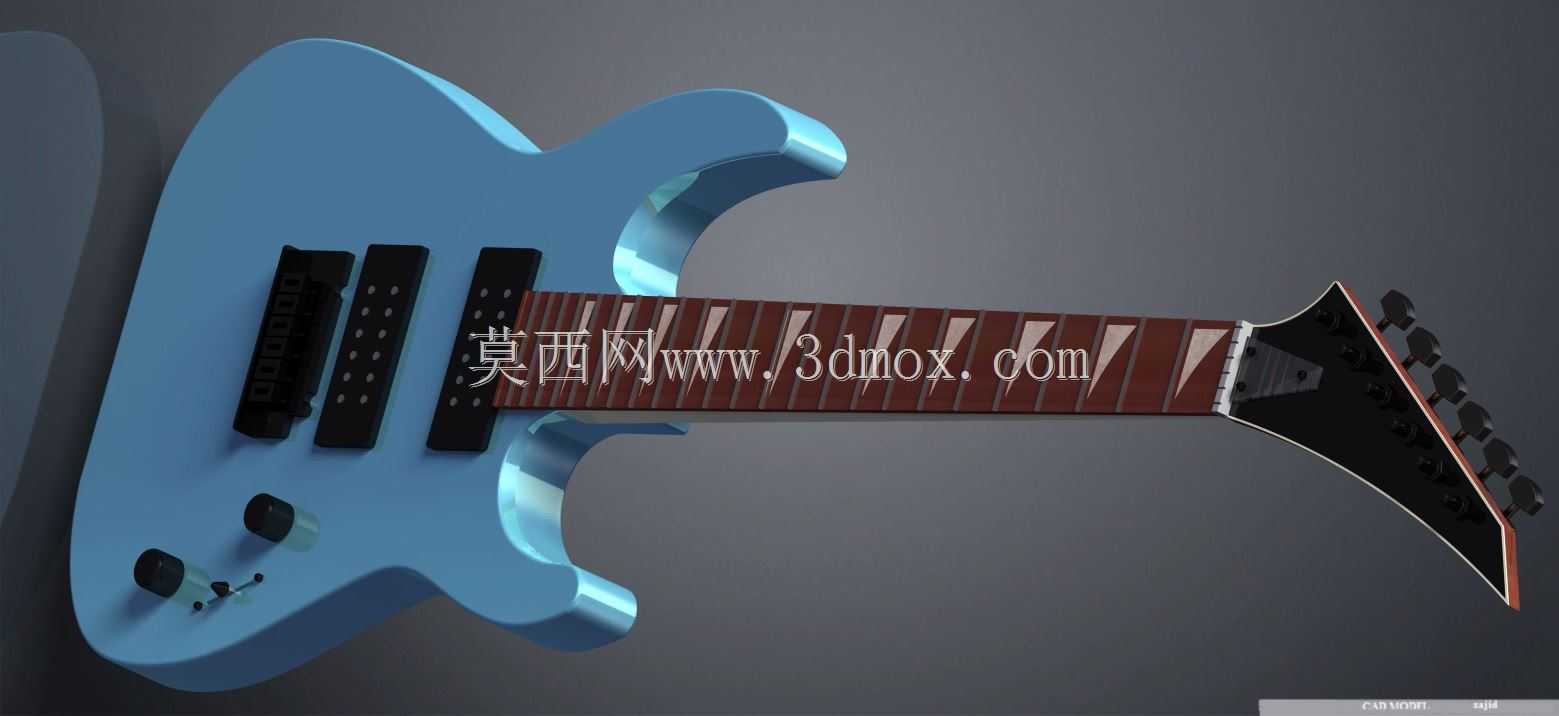 杰克逊JS22吉他CAD