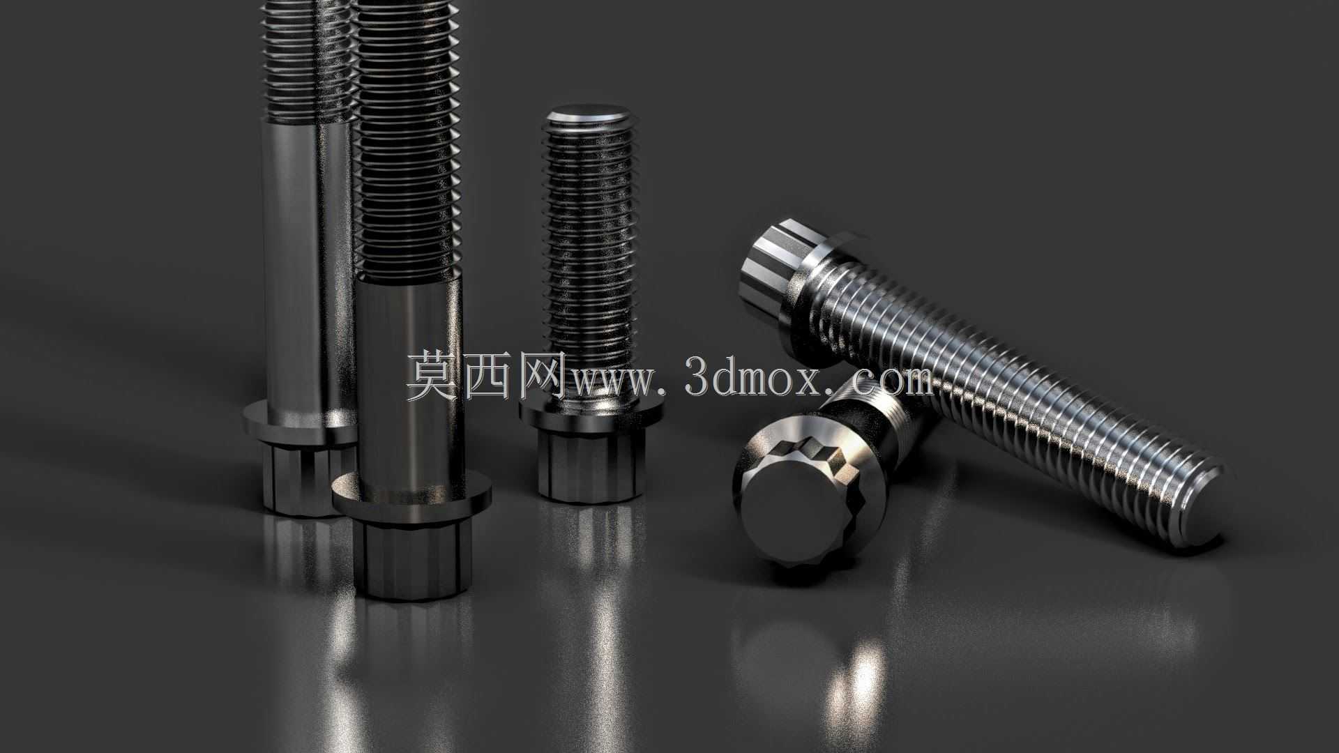 所有1/4in-28 12角法兰头螺钉库