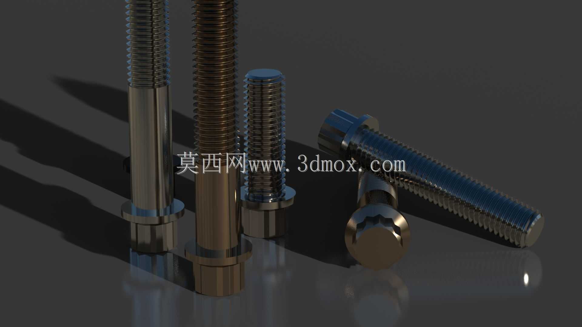 所有1/4in-28 12角法兰头螺钉库