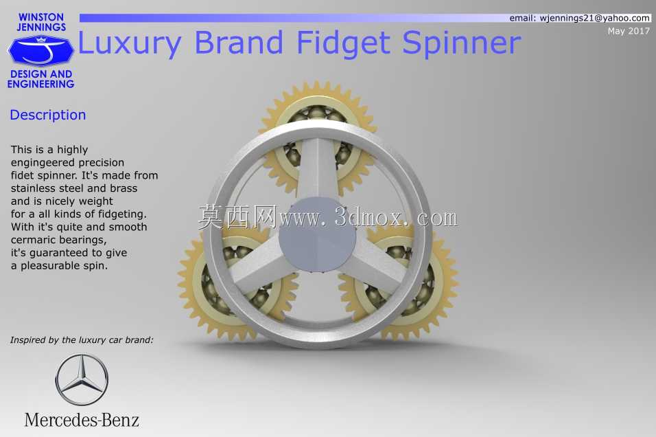 奢侈品牌Fidget Spinner