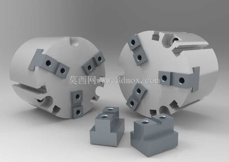 三指气动夹持器