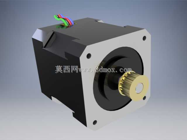带18齿正时皮带轮的步进电机NEMA 17