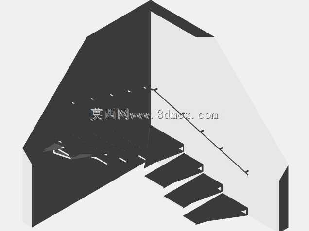 转角内木楼梯