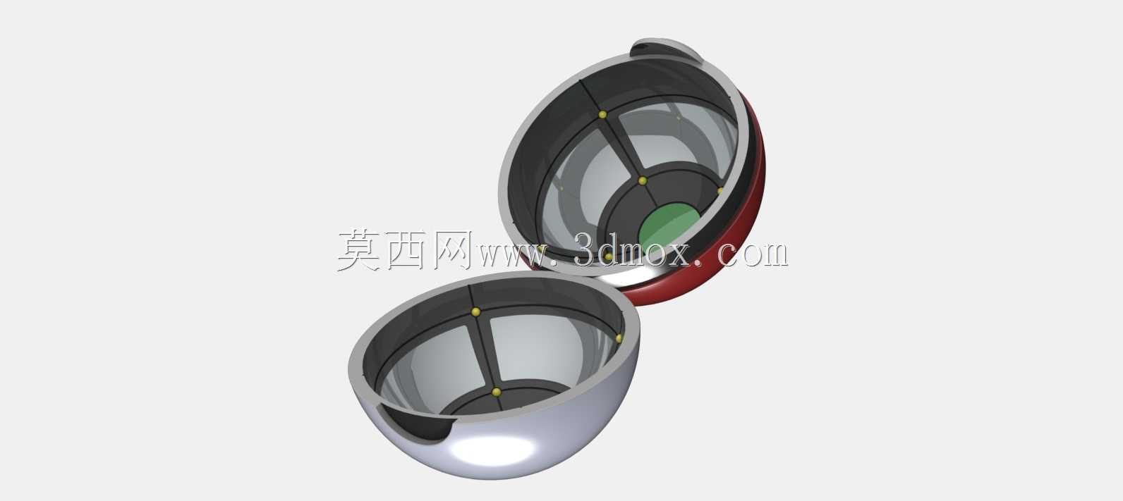 Pokeball v2.0-带内部构件